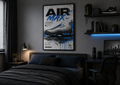 A3 Wall Print - Blue Spark