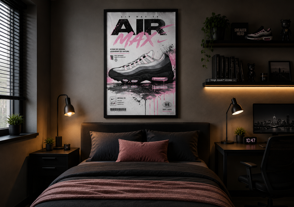 A3 Wall Print - Pink Foam